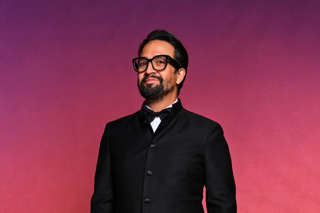 Lin-Manuel Miranda attends the world premiere of Disney\\u2019s Mufasa: The Lion King at the Dolby Theater in Hollywood CA on December 9, 2024. photo credit - Taiye Godbody. \\u00A9 2024 Disney. All Rights Reserved.