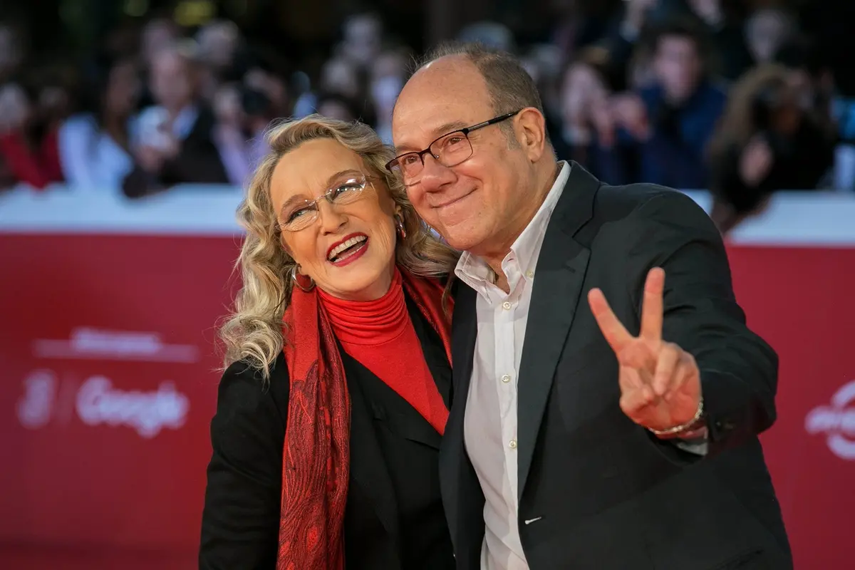 Eleonora Giorgi e Carlo Verdone alla Festa di Roma 2017, foto Matteo Rasero / LaPresse (concessione Webphoto)