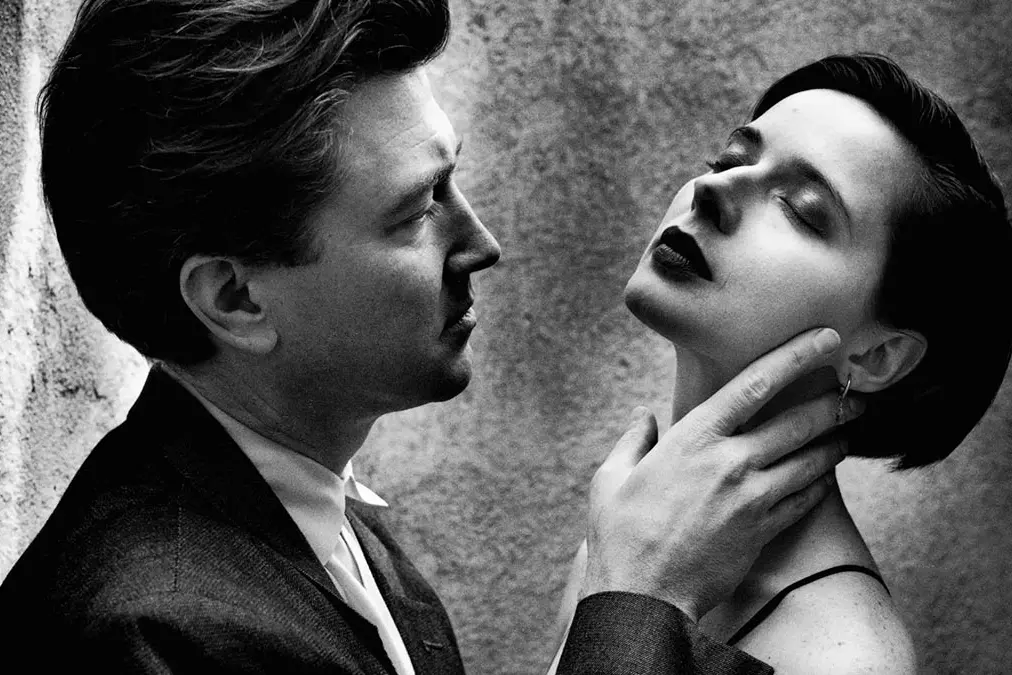 David Lynch and Isabelle Rossellini, Los Angeles, 1988 , Helmut Newton / Helmut Newton Estate Courtesy Helmut Newton Foundation