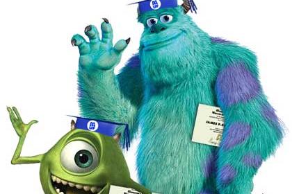 Disegni di Mike Wazowski di Monsters Inc