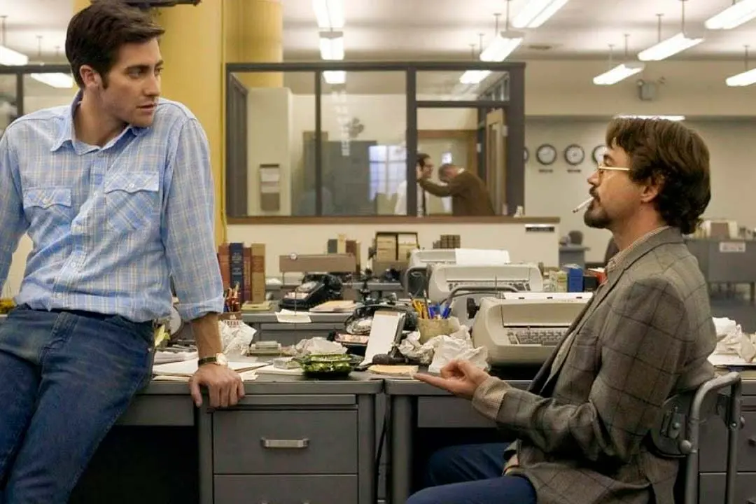 Jake Gyllenhaal e Robert Downey Jr. in Zodiac