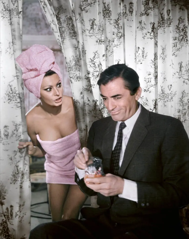 Sophia Loren e Gregory Peck in Arabasque © Universal Pictures (Webphoto)