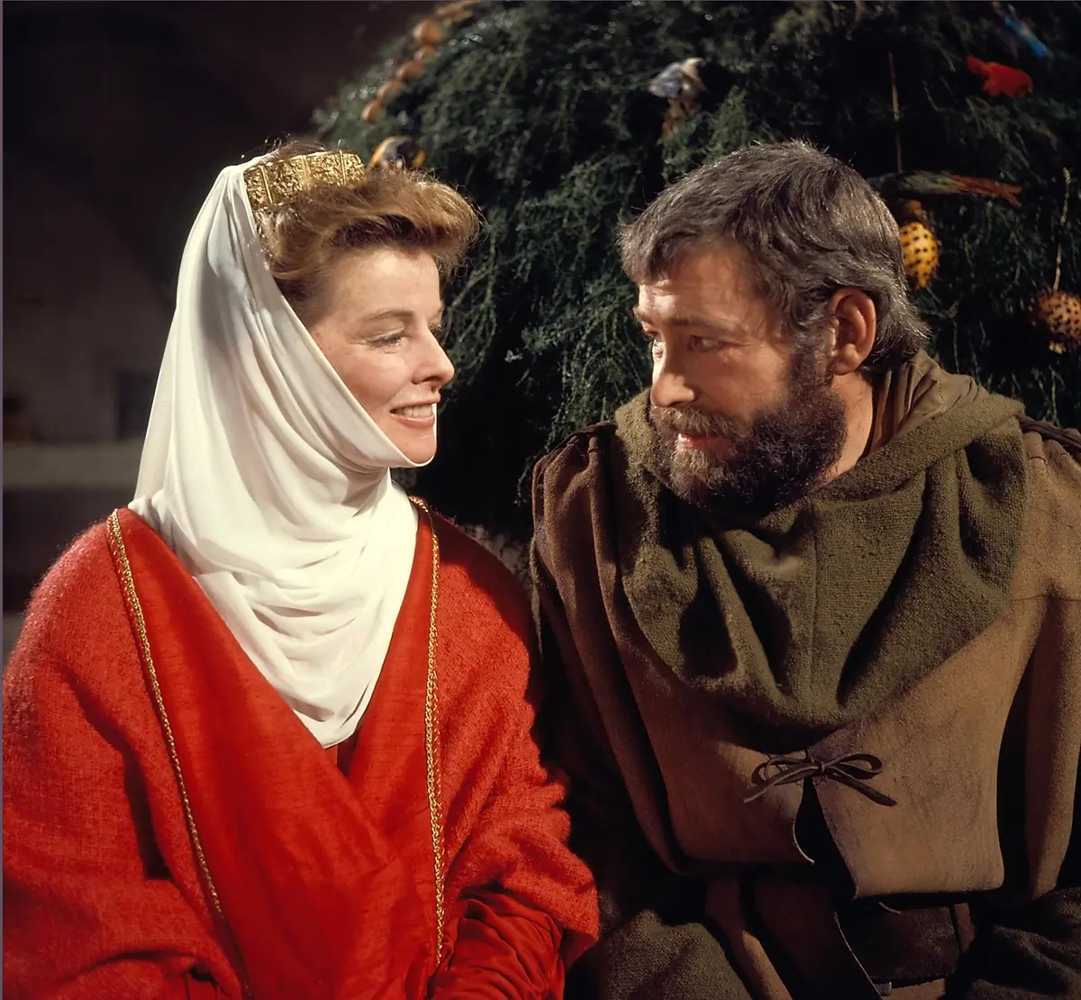 Katharine Hepburn e Peter O'Toole in Il leone d'inverno