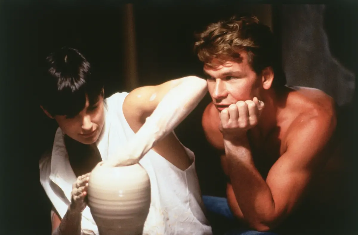 Demi Moore e Patrick Swayze in Ghost @WebPhoto