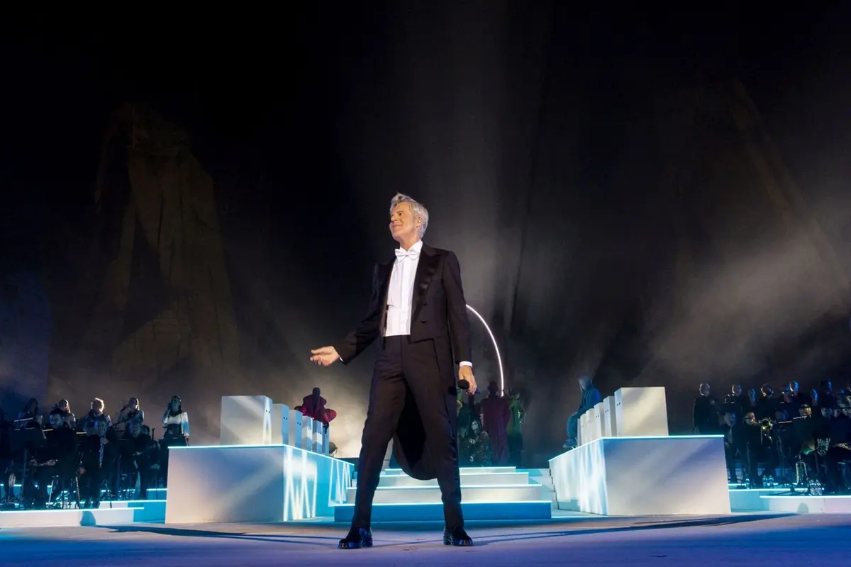 Claudio Baglioni in Tutti su! Buon compleanno Claudio (ph. Roberto Panucci)