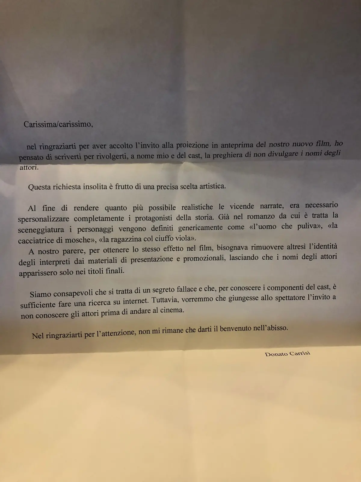 Donato Carrisi: “Cos'è un mostro al di là della sua mostruosità?”