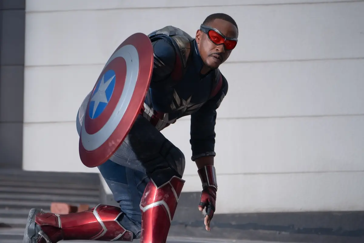 Anthony Mackie as Sam Wilson/Captain America in Marvel Studios\\' CAPTAIN AMERICA: BRAVE NEW WORLD. Photo by Eli Ad\\u00E9. \\u00A9 2024 MARVEL. , Eli Ad\\u00E9