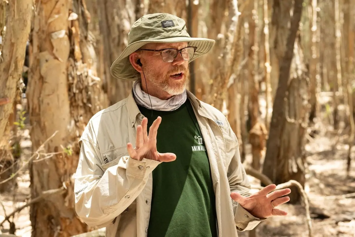 Ron Howard sul set di Eden