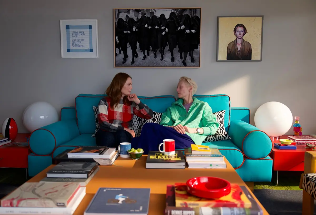 Julianne Moore e Tilda Swinton in The Room Next Door