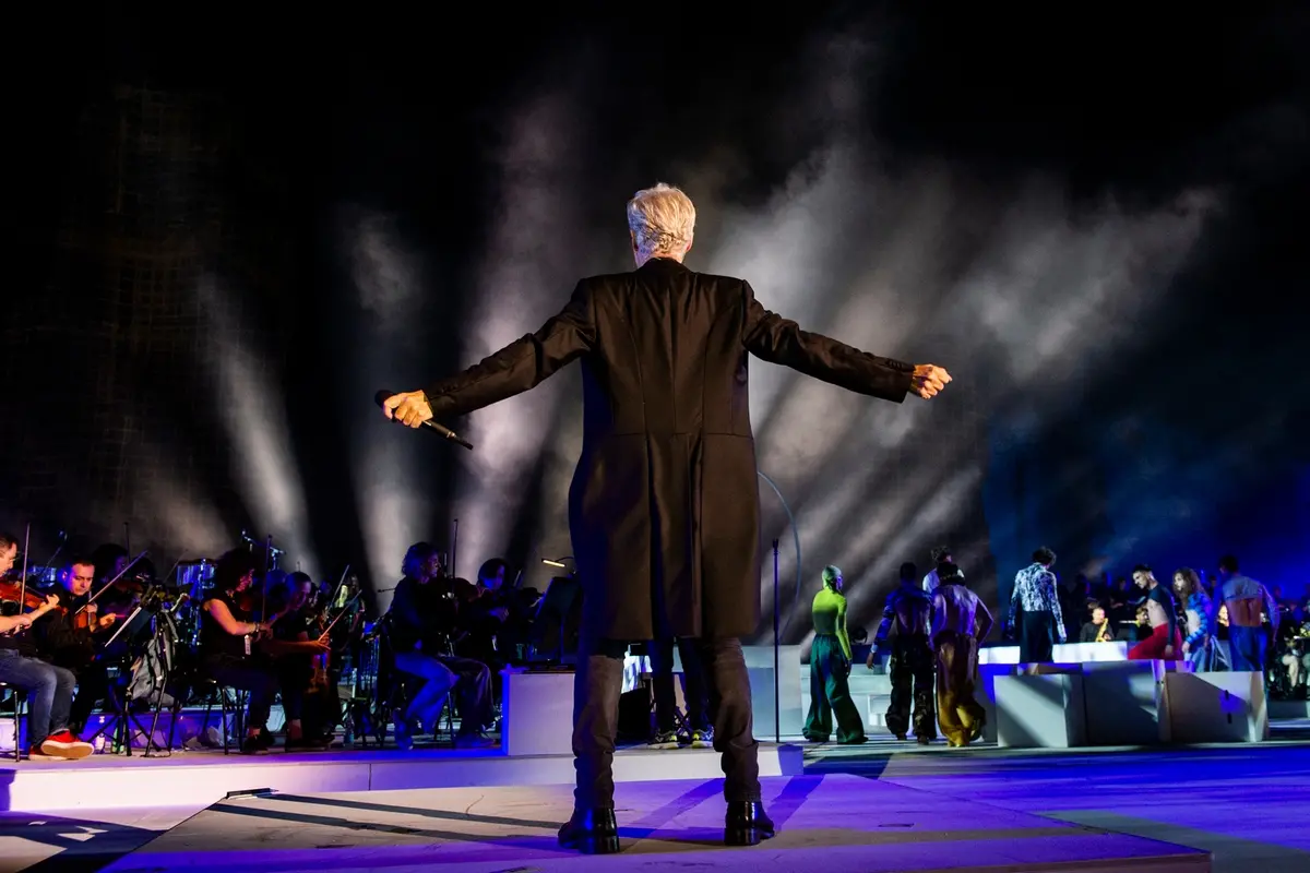 Claudio Baglioni in Tutti su! Buon compleanno Claudio (ph. Roberto Panucci)